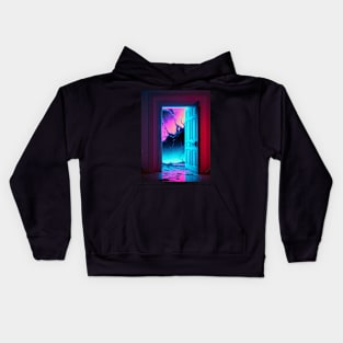 Mysterious Door To Another Dimension Kids Hoodie